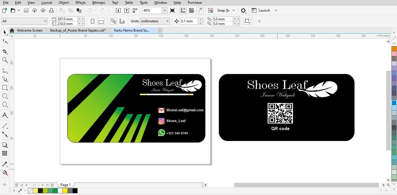 CorelDRAW ID Card